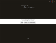Tablet Screenshot of camping-lesaubepines.com